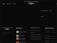 Tablet Screenshot of galeriepellatdevilledon.com